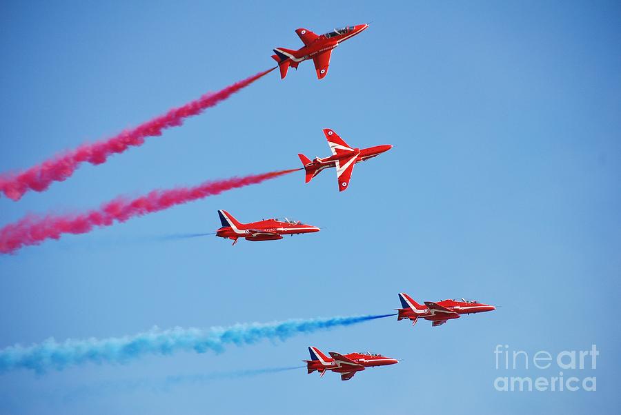 The Red Arrows #2 Photograph by David Fowler