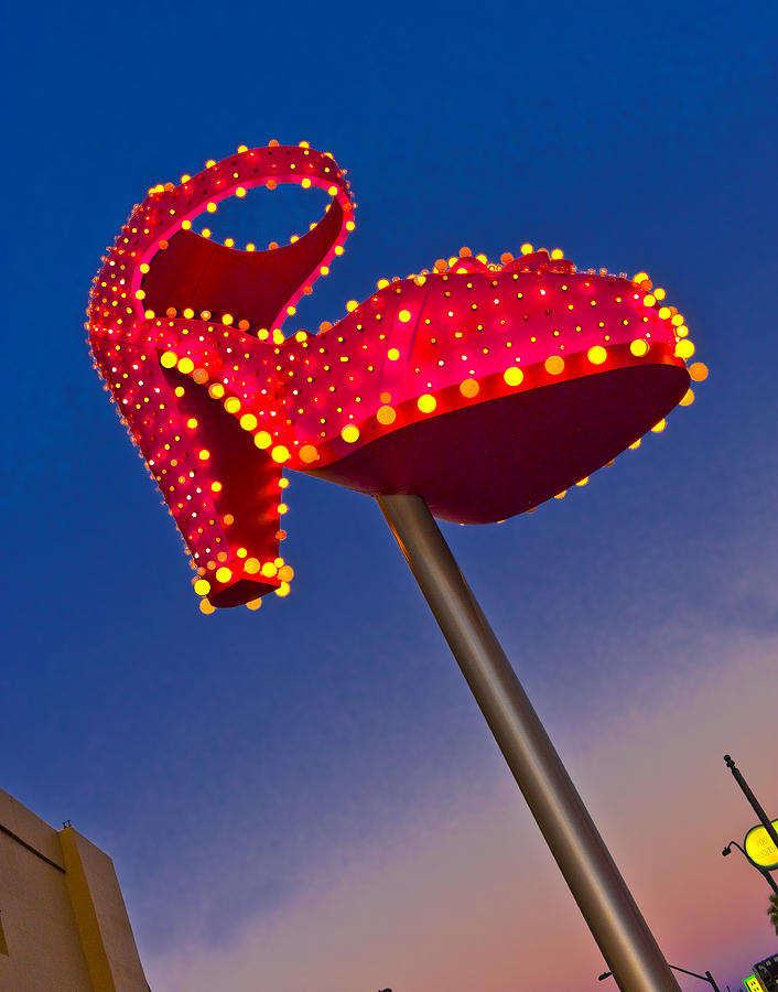 Las Vegas Photograph - The Red Slipper #2 by Gary Warnimont