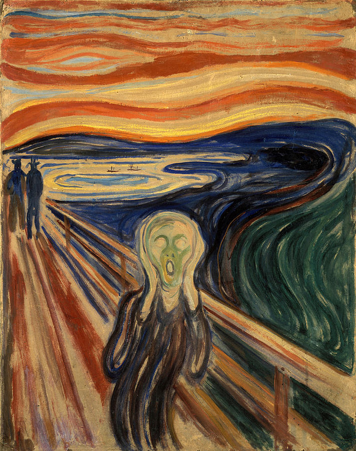 The Scream Painting by Edvard Munch