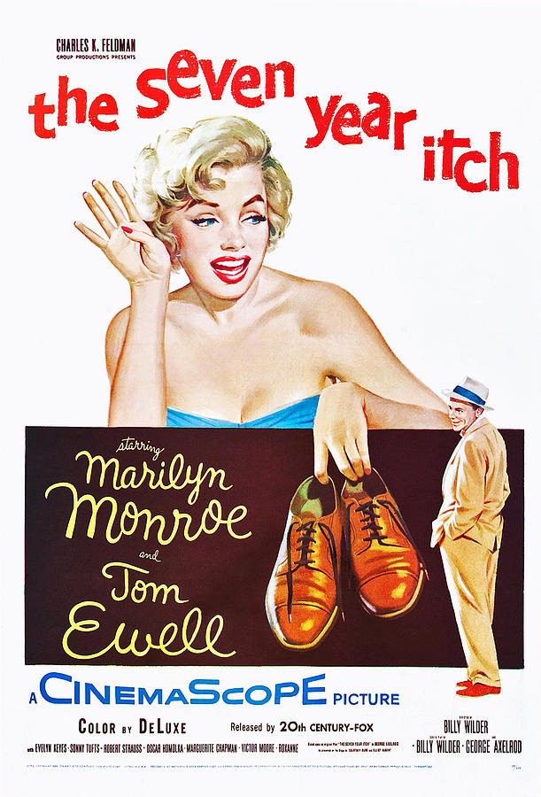 Movie Photograph - The Seven Year Itch, Marilyn Monroe #2 by Everett