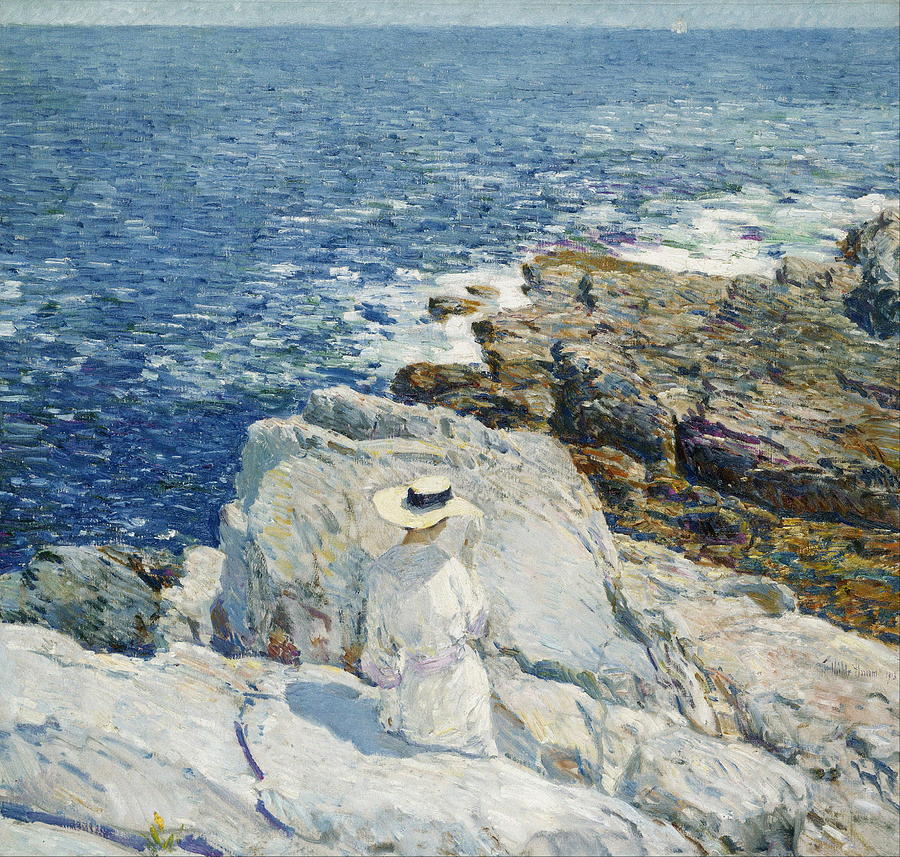 Childe Hassam Painting - The South Ledges. Appledore #7 by Childe Hassam