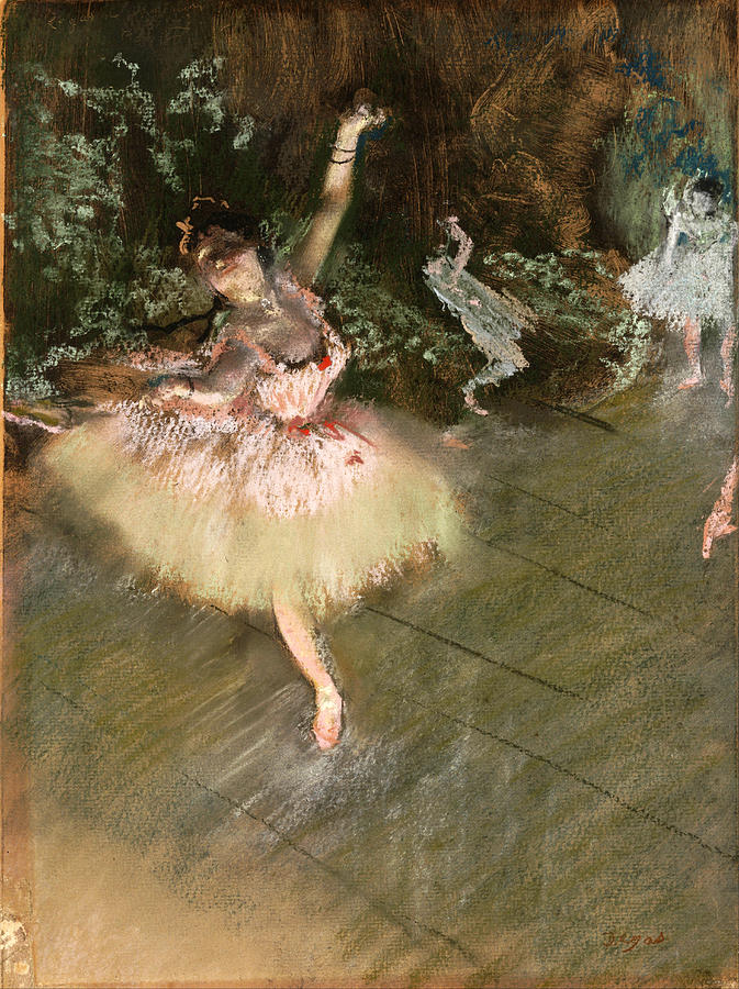 The Star #5 Painting by Edgar Degas