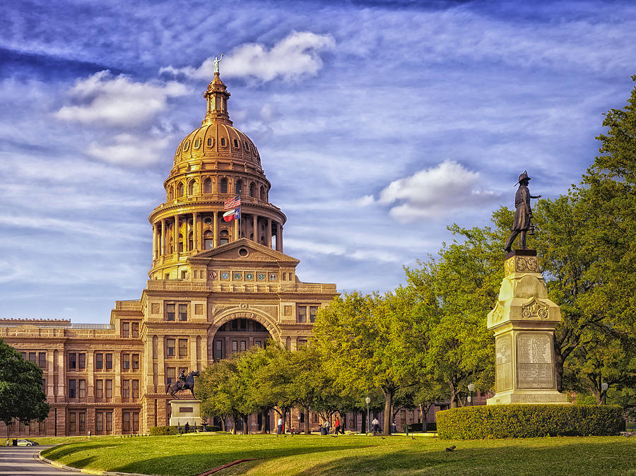 Austin Photograph - The Texas State Capitol - Austin #2 by Mountain Dreams