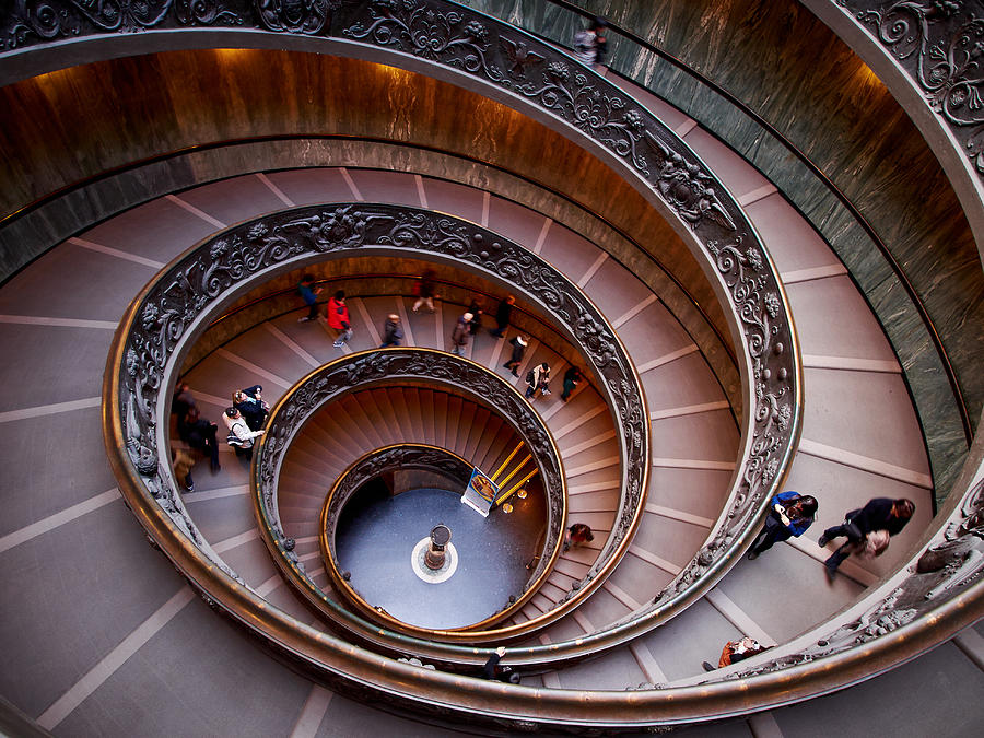 The Vatican Stairs #2 Photograph by Jouko Lehto