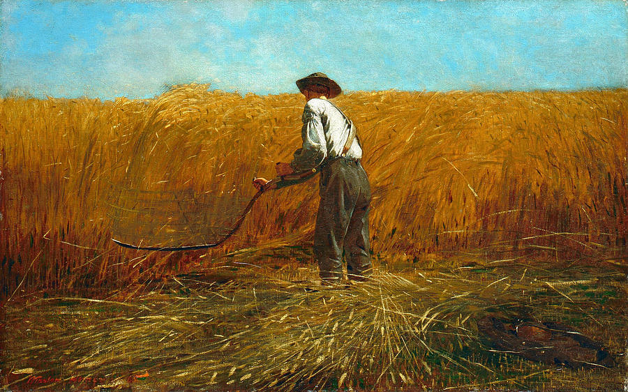 The Veteran in a New Field #7 Painting by Winslow Homer