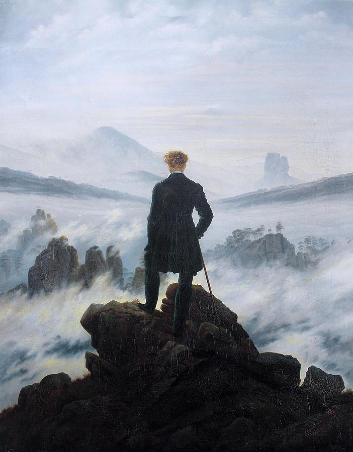 The Wanderer Above The Sea Of Fog Painting