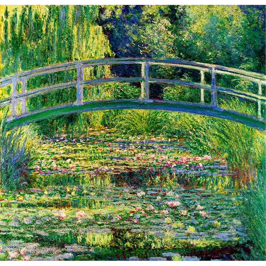 The Waterlily Pond With The Japanese Bridge by Claude Monet