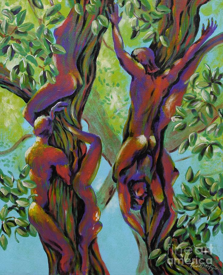 Think Like a Tree #2 Painting by Robert D McBain
