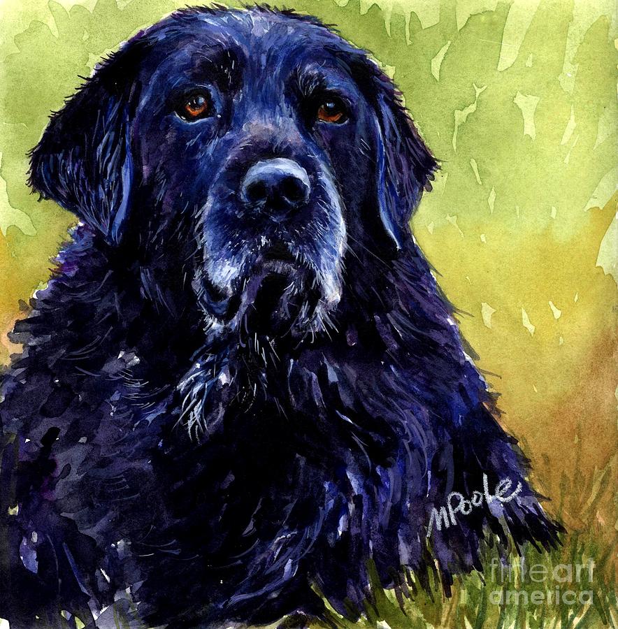 Labrador Retriever Painting - This is Fred #2 by Molly Poole