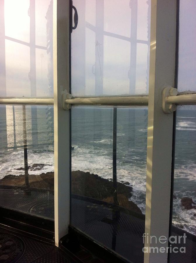 Landscape Photograph - Through Lighthouse Window  by Susan Garren