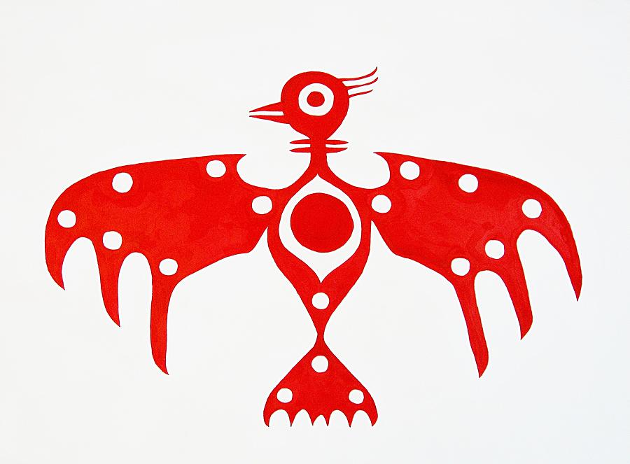 Thunderbird original painting Painting by Sol Luckman