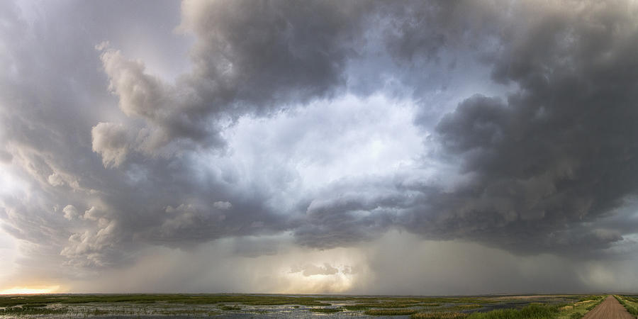 Thunderstorm over Cheyenne Bottoms #2 Photograph by Rob Graham