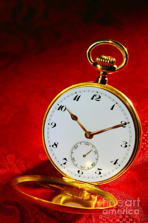 Antique Pocket Watch #1 Photograph by Olivier Le Queinec