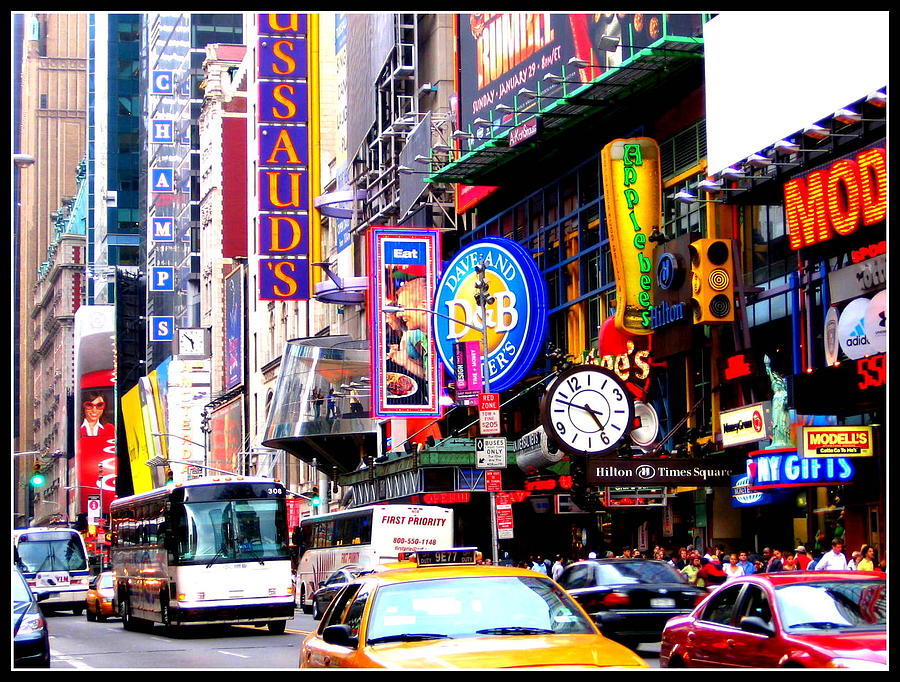 Times Square New York Photograph by Dora Sofia Caputo
