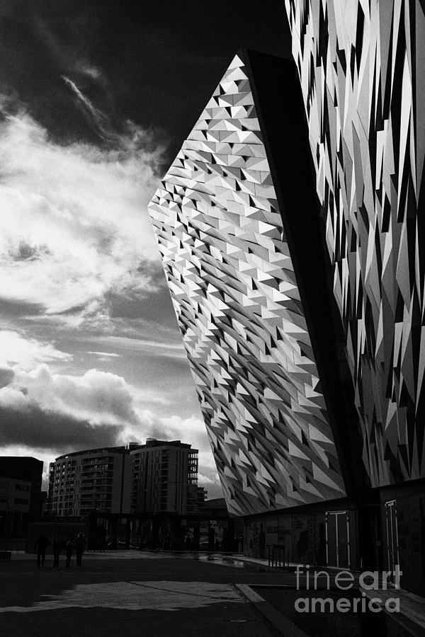 Landmark Photograph - titanic belfast visitor centre titanic quarter Belfast Northern Ireland #2 by Joe Fox