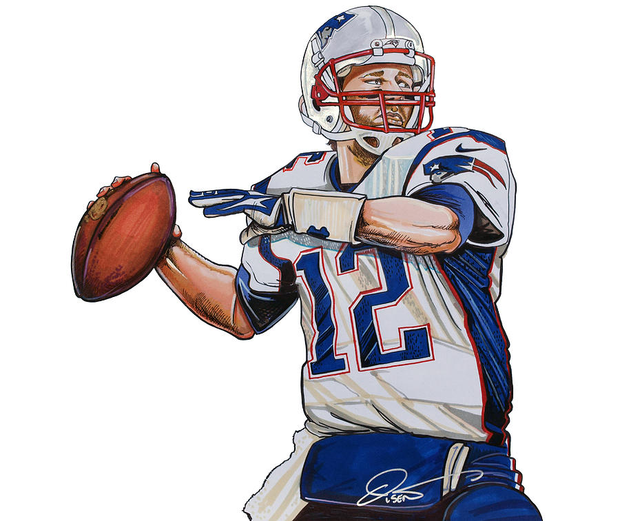 Tom Brady Cartoon