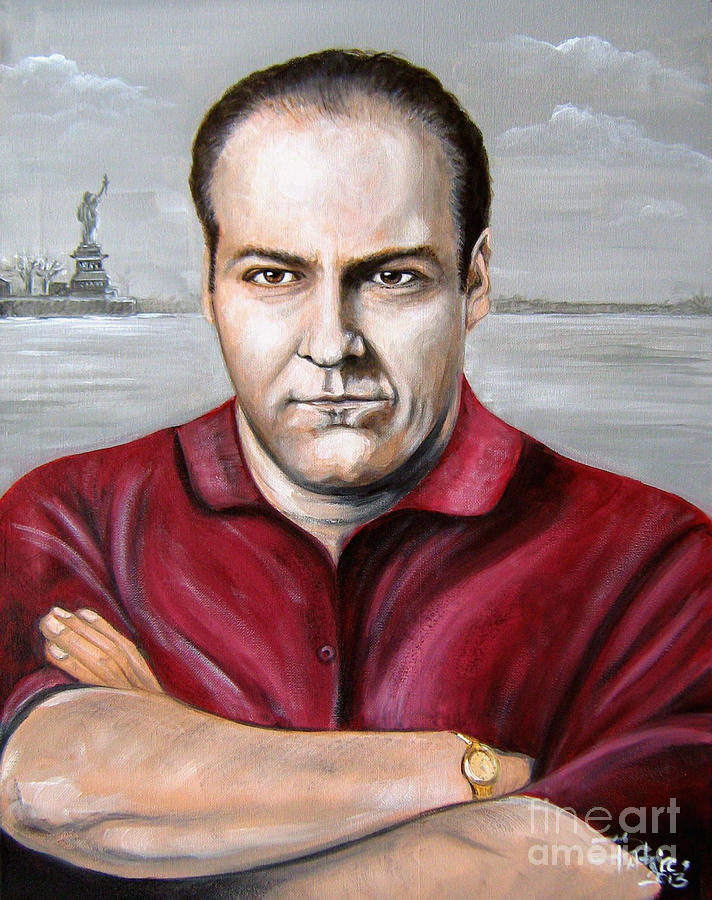 Tony Soprano Painting by Bella Apollonia