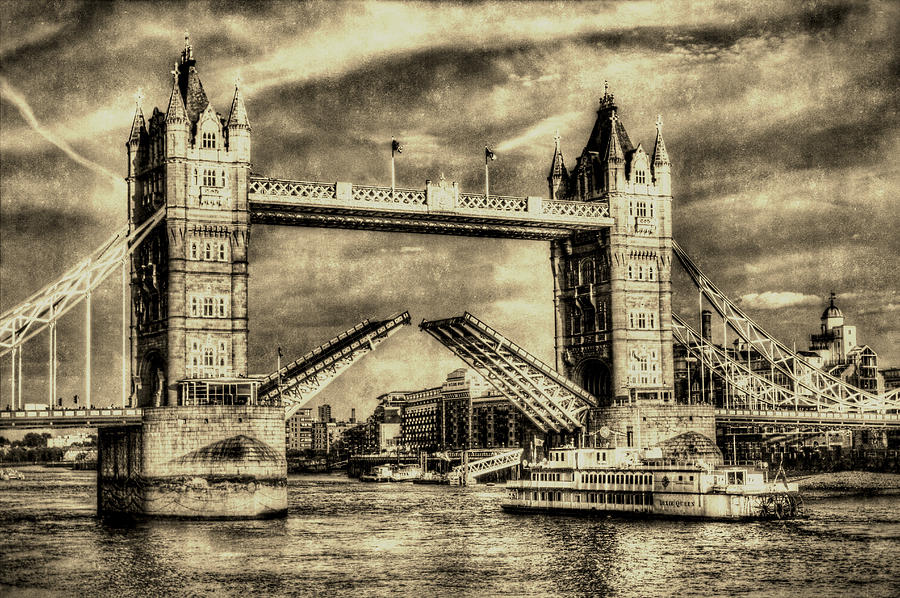Tower Bridge London Vintage Photograph