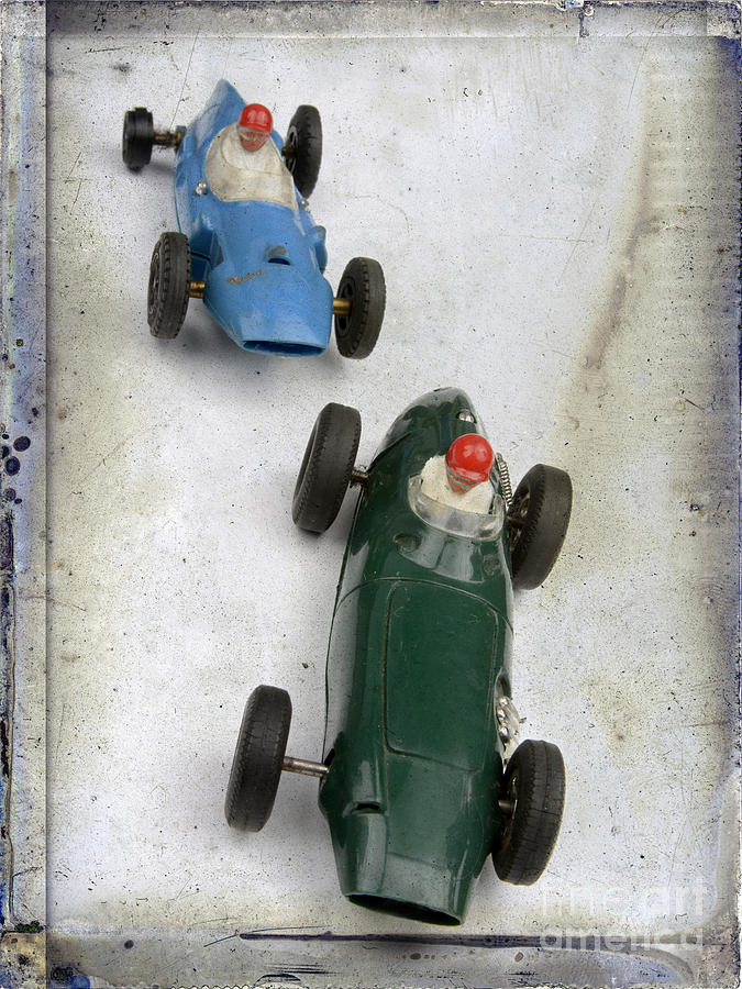 Toy Photograph - Toy race cars #2 by Bernard Jaubert