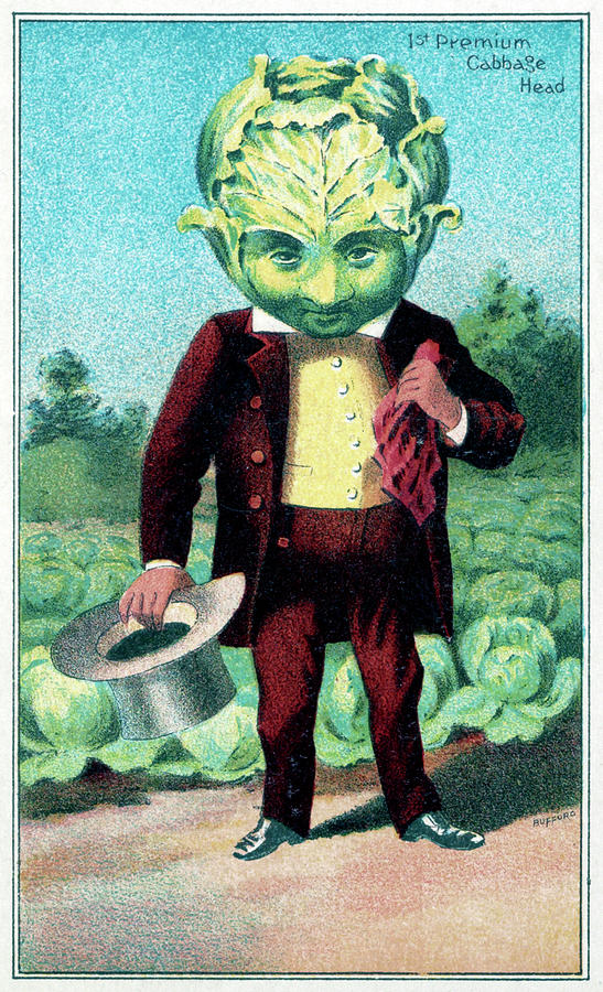 Trade Card, C1887 #2 Drawing by Granger