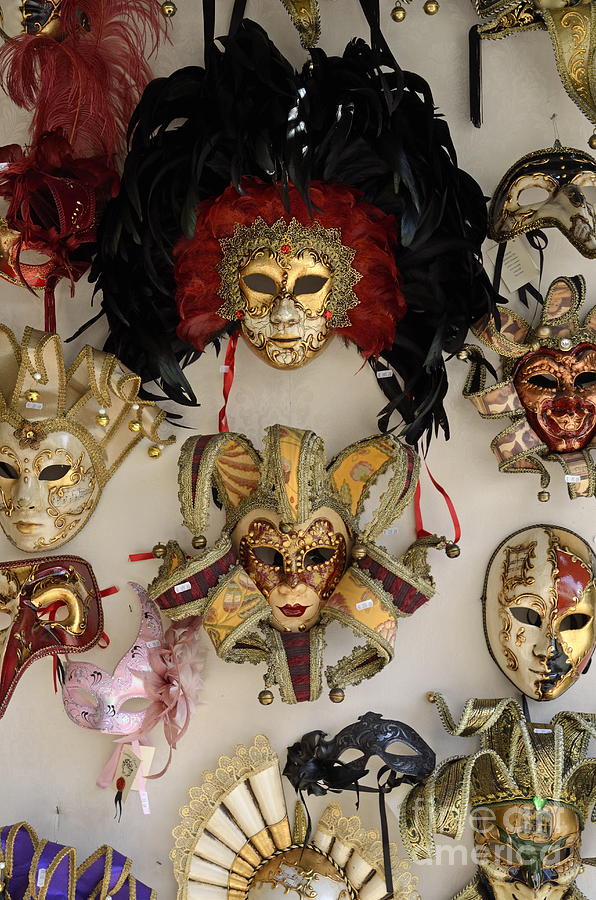 Fantasy Photograph - Traditional Venetian masks #2 by Sami Sarkis