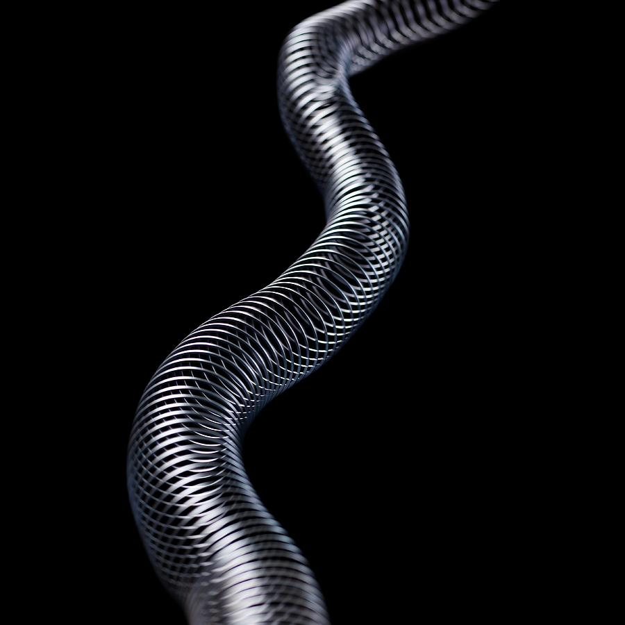 Spring Photograph - Transverse Wave #2 by Science Photo Library