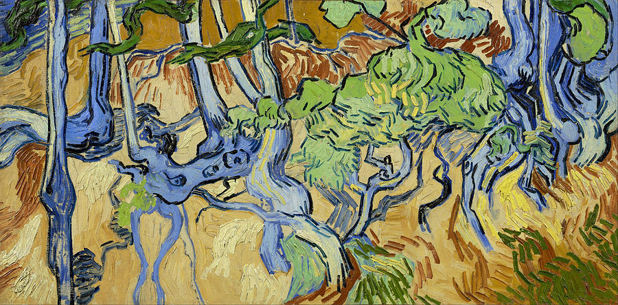 Tree-roots #10 Painting by Vincent van Gogh