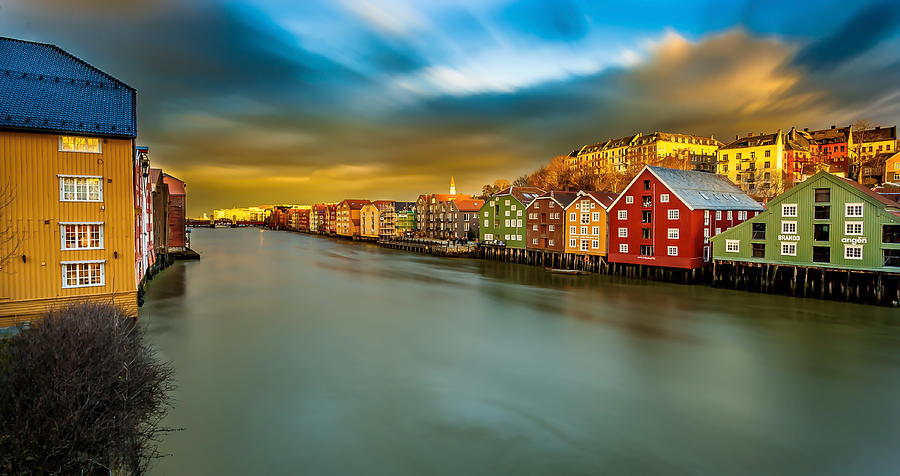 Trondheim Nidelva Bakklandet Photograph by Aziz Nasuti - Fine Art America