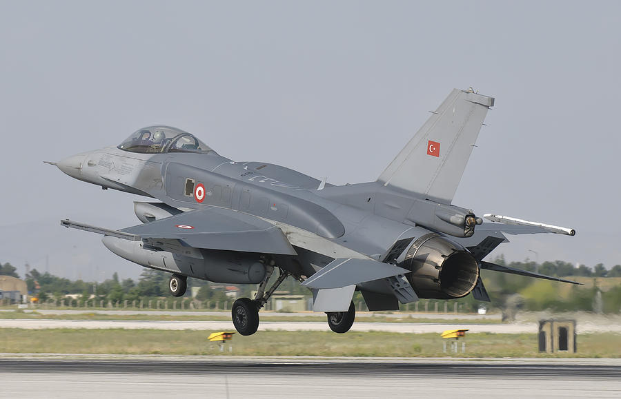 Turkish Air Force F-16 During Exercise Photograph