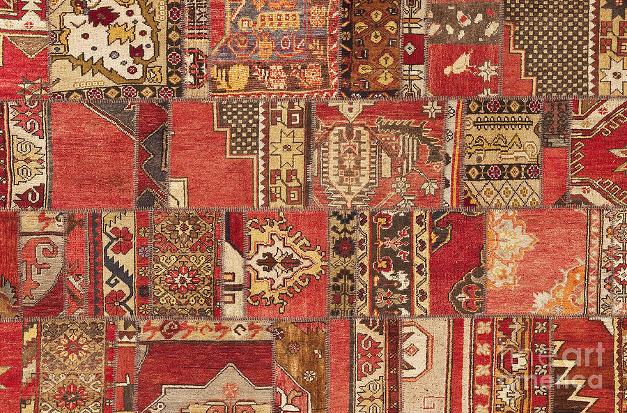 Vintage Photograph - Turkish Carpet #2 by Emirali  KOKAL