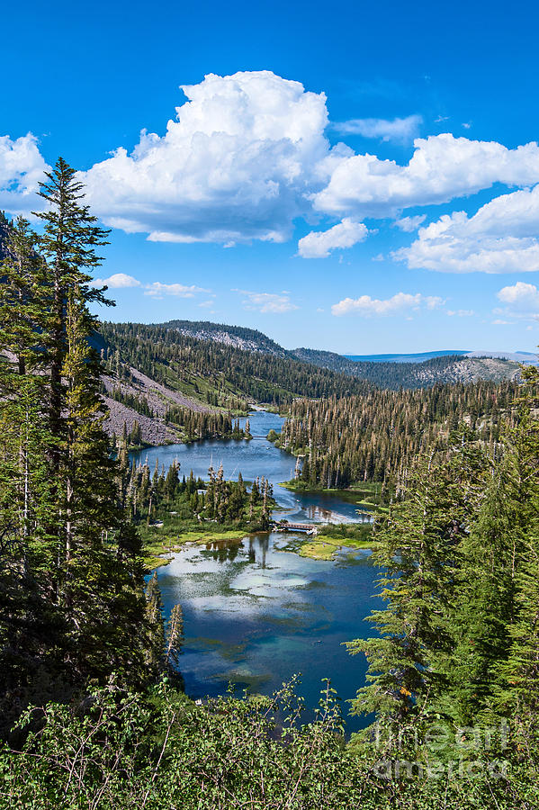 Lakes Photograph - Twin Lakes in Mammoth Lakes in California. #2 by Jamie Pham