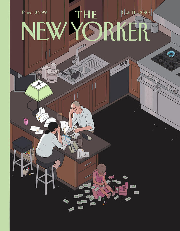 Discovering America Painting by Chris Ware
