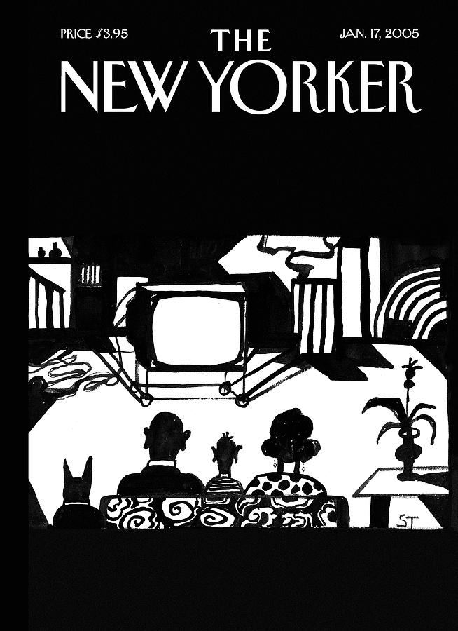 New Yorker January 17th, 2005 Painting by Saul Steinberg