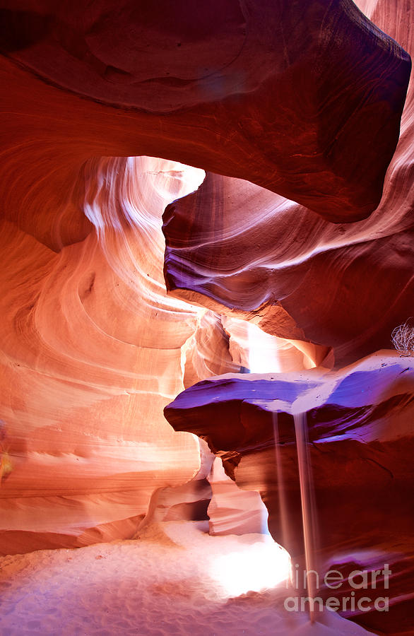 Abstract Photograph - Upper Antelope Canyon by Hey Engel