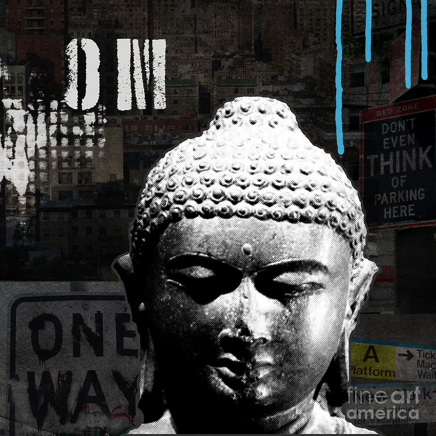 Urban Buddha Painting