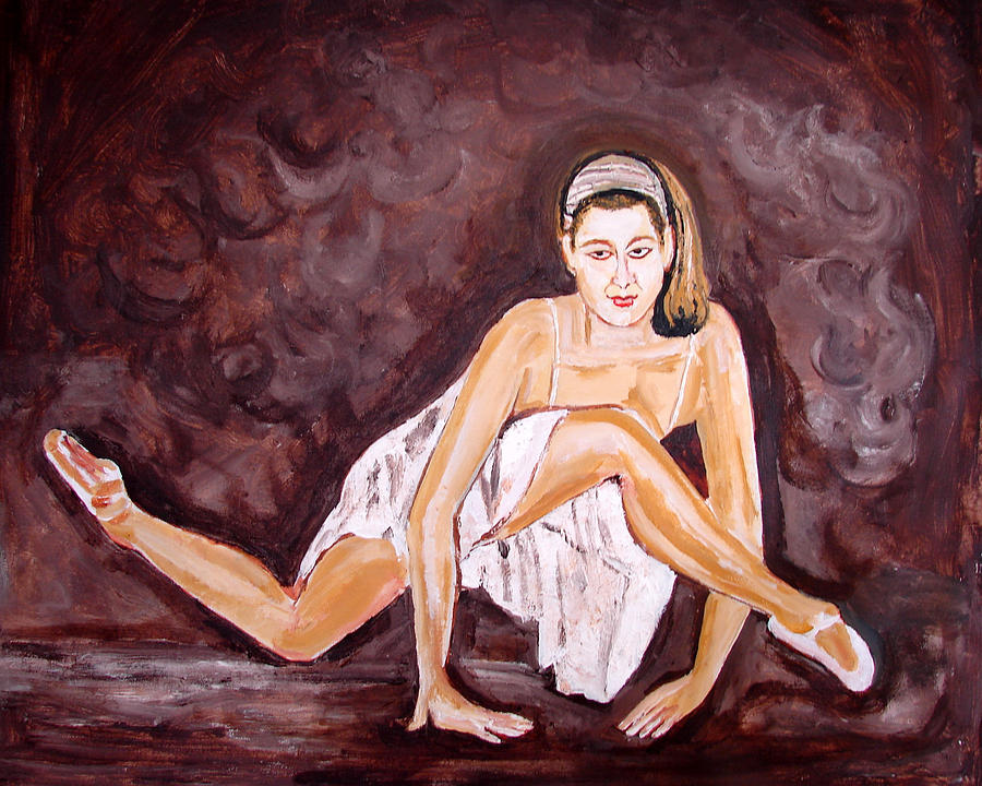 Us Ballet Dance-16 #1 Painting by Anand Swaroop Manchiraju