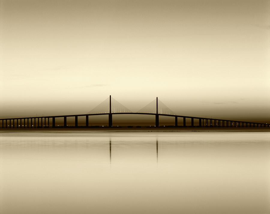 Adam Jones Photograph - USA, Florida, Sunshine Skyway Bridge by Adam Jones Adam Jones Photograph - USA, Florida, Sunshine Skyway Bridge by Adam Jones