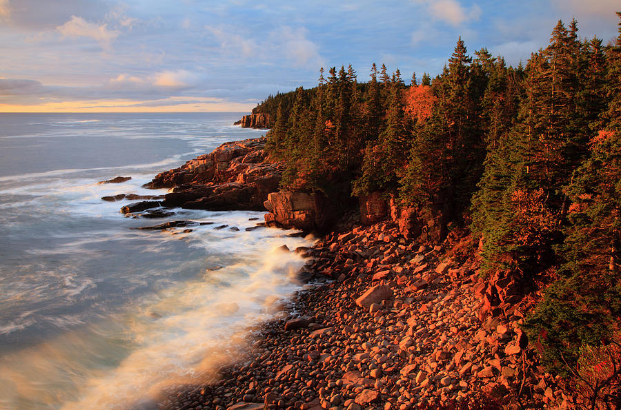 USA, Maine, Acadia National Park, Ocean Photograph by Joanne Wells ...