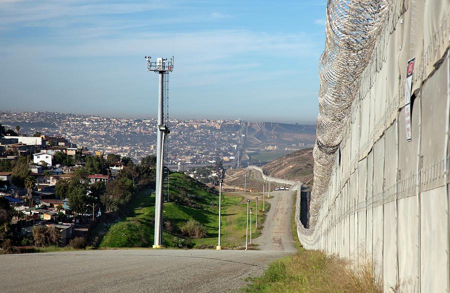 Usa-mexico Border Surveillance #2 Photograph by Jim West