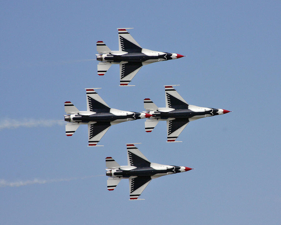 USAF Thunderbirds #2 Photograph by John Freidenberg