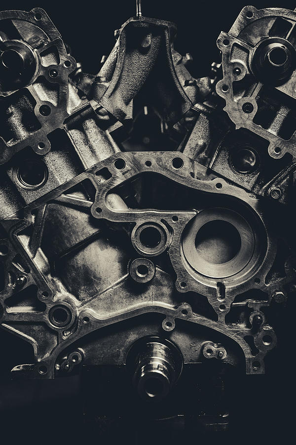 V8 Car Engine Close-Up #2 Photograph by Da-kuk
