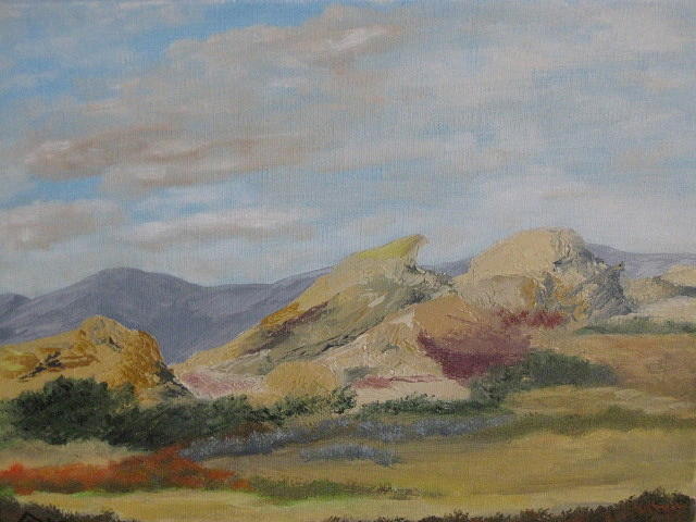 Vasquez Rocks Painting by Terry Sonntag - Fine Art America