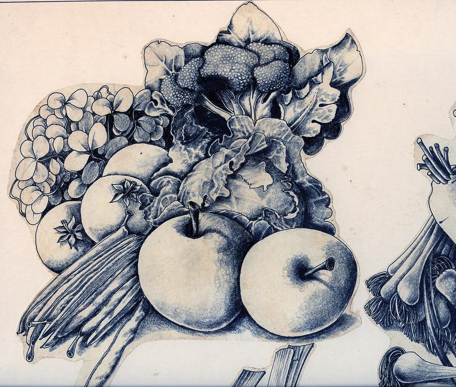 Apple Drawing - Vegetables #2 by Arthur Glendinning