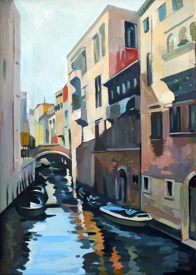 Venetian Channel #2 Painting by Filip Mihail