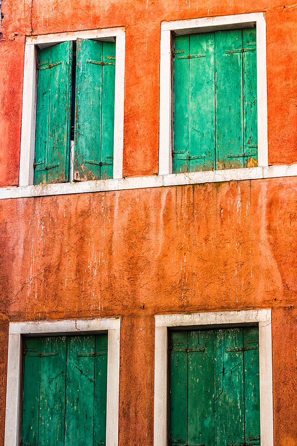 Venice Photograph - Venetian Houses by Francesco Rizzato