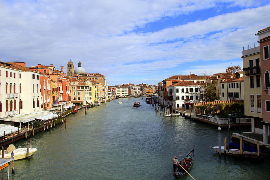 Venetian Waterway #2 Photograph by Frank Hearron - Pixels