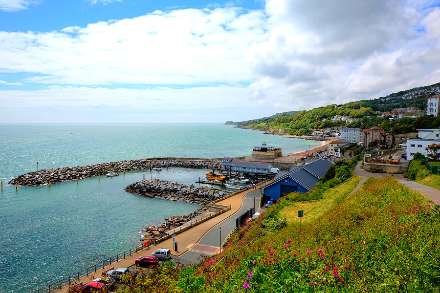 Boat Photograph - Ventnor Isle of Wight uk south coast of the island tourist town #2 by Charlesy 