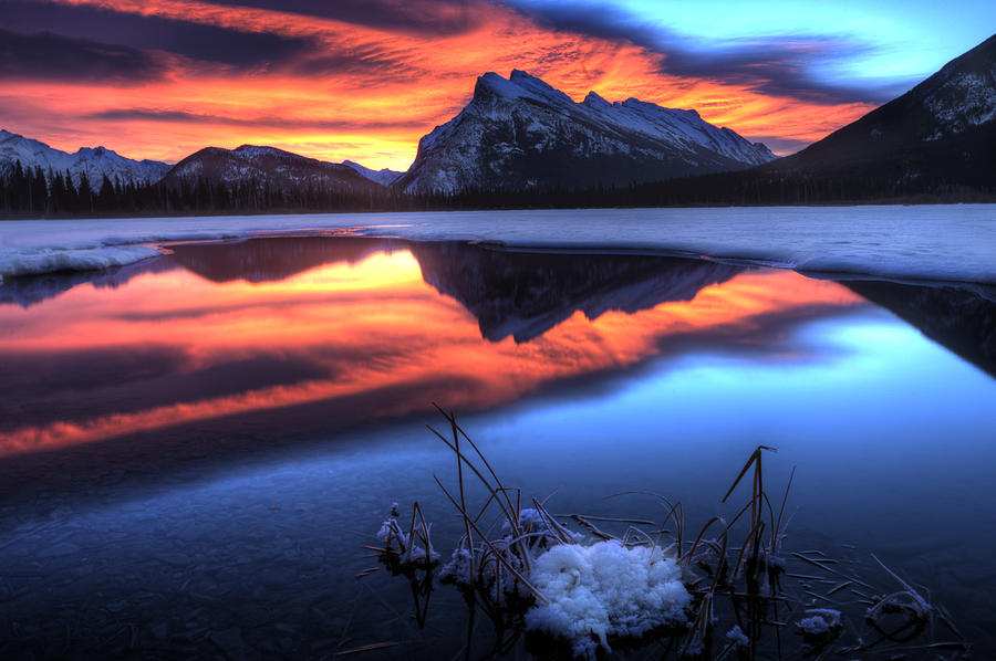 Vermillion Lakes Mount Rundle #2 Photograph by Mark Duffy