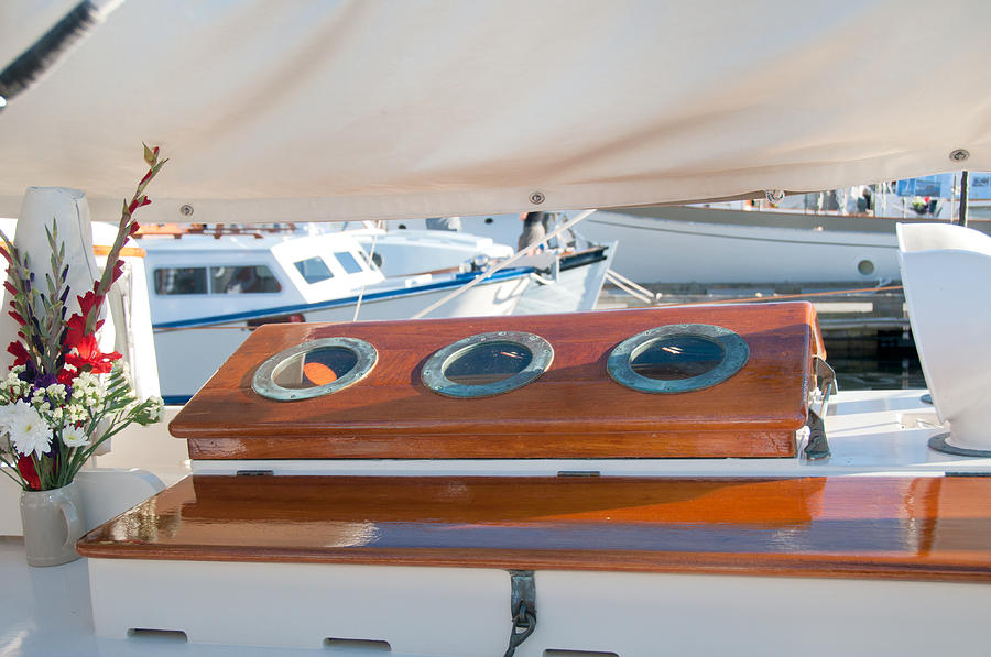 Victoria Wooden Boat show #2 Digital Art by Carol Ailles