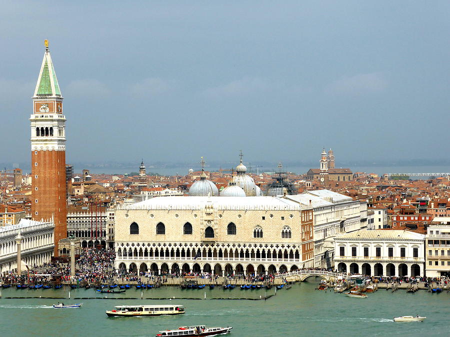 Architecture Photograph - View from San Giorgio Maggiore by Bishopston Fine Art